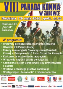 Parada Konna w Żarówce 2016 plakat