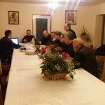 Policjanci w czasie szkolenia księży w Parafii Matki Bożej Wspomożenia Wiernych w Tuszowie arodowym 