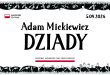 NARODOWE CZYTANIE 2026 – „DZIADY” ADAMA MICKIEWICZA